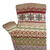 100% alpaca fingerless mittens, 'Bright Patterns' - Peruvian Multicolor 100% Alpaca Andean Fingerless Mittens (image 2c) thumbail