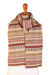 100% alpaca scarf, 'Bright Patterns' - Peruvian Multicolor 100% Alpaca Andean Scarf thumbail