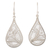 Sterling silver dangle earrings, 'Filigree Drops' - Peruvian Sterling Silver Filigree Drop Dangle Earrings (image 2d) thumbail