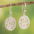 Sterling silver dangle earrings, 'Filigree Luck' - Sterling Silver Filigree Dangle Earrings Handmade in Peru (image 2) thumbail