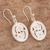 Sterling silver dangle earrings, 'Filigree Luck' - Sterling Silver Filigree Dangle Earrings Handmade in Peru (image 2b) thumbail