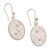 Sterling silver dangle earrings, 'Filigree Luck' - Sterling Silver Filigree Dangle Earrings Handmade in Peru (image 2c) thumbail