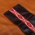 Lederschürze - Peruanische braune und schwarze Lederschürze mit Textilakzenten