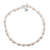 Cultured pearl anklet, 'Under the Mysterious Sea' - Sterling Silver and Freshwater Cultured Pearls Beaded Anklet thumbail