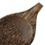 Holzplatte - Handgeschnitzte, blattförmige Holzplatte aus Chambira-Holz