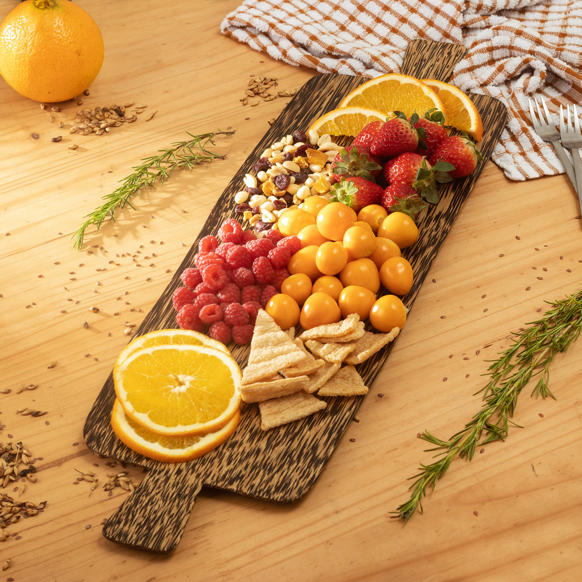Engraved Wooden Aztec Charcuterie Board