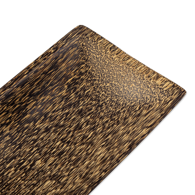 Holzplatte - Handgeschnitzte Chambira-Holzplatte aus Peru