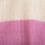 Baby alpaca blend scarf, 'Pink Duality' - Pink & Ivory Knit Baby Alpaca Blend Scarf Handmade in Peru (image 2c) thumbail