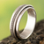 Sterling silver meditation spinner ring, 'Take a Breath' - Handmade Sterling Silver Meditation Spinner Ring from Peru (image 2) thumbail