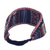 Headband, 'Natural Element' - Acrylic Headband Crafted with Andean Textile in Dark Tones