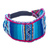 Headband, 'Andean Blue Mountain' - Acrylic Headband Crafted with Andean Textile in Blue Hues