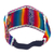Stirnband - Acryl-Stirnband aus Regenbogen-Anden-Textil