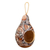 Pajarera de calabaza seca - Pajarera de calabaza seca hecha a mano con detalles andinos y de aves