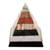 Multi-gemstone sculpture, 'Higher Energies' - Multi-Gemstone Pyramid Sculpture Handcrafted in Peru