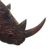 Wood sculpture, 'Winter Rhino' - Hand-Carved Cedar Wood Sculpture of Dark Brown Woolly Rhino (image 2e) thumbail