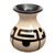 Ceramic decorative vase, 'Modern North' - Handmade Ceramic Decorative Vase in Black and Ivory Hues (image 2c) thumbail