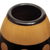 Ceramic decorative vase, 'Sun Tribute' - Handcrafted Ceramic Decorative Vase in Warm Palette (image 2c) thumbail