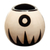 Ceramic decorative vase, 'Abstract View' - Handmade Round Ceramic Decorative Vase with Abstract Motifs (image 2c) thumbail