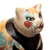 Ceramic statuette, 'Feline colours' - Handcrafted Ceramic Cat Statuette with colourful Design
