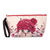 Printed toiletry bag, 'Adorable Purr' - Toiletry Bag with Zipper and Adorable Kitten Print