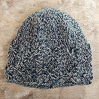Featured review for 100% alpaca hat, Cozy Blue