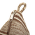 Cotton coin purse, 'Mystery Desert' - Triangular Striped Cotton Coin Purse Hand-Woven in Peru