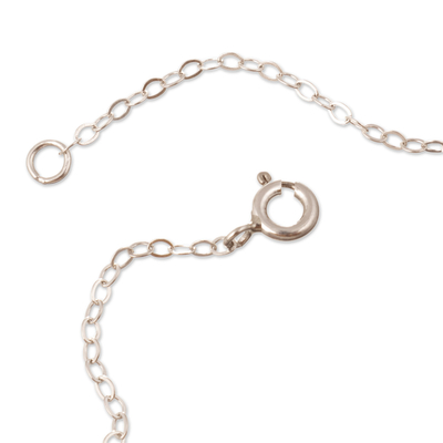 Sterling silver pendant necklace, 'Modern Lambayeque' - Lambayeque Sterling Silver Pendant Necklace from Peru
