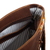 Leather sling, 'Traditional Journey' - Brown Leather Sling with Colorful Wool Textile from Peru (image 2e) thumbail