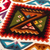 Wool blend area rug, 'Crab and Fish' (3x4) - Wool and Cotton Blend Area Rug Hand-Woven in Peru (3x4) (image 2d) thumbail