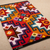 Wool blend area rug, 'Colorful Patterns' (3x4) - Colorful Hand-Woven Wool and Cotton Blend Area Rug (3x4) (image 2b) thumbail