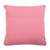 Cotton blend cushion cover, 'Floral in Pink' - Hand-Woven Cotton Blend Floral Cushion Cover in Pink