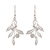 Filigrane Ohrhänger aus Sterlingsilber - Blattförmige filigrane Ohrhänger aus Sterlingsilber aus Peru