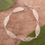 Filigranes Armband aus Sterlingsilber - Durchbrochenes florales filigranes Armband aus Sterlingsilber aus Peru