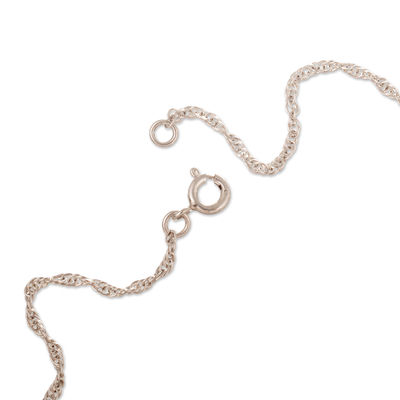 Halskette mit Anhänger aus Zuchtperlen - Herz-Anhänger-Halskette aus Sterlingsilber mit Zuchtperle