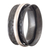 Sterling silver meditation ring, 'Lunar Aura' - Dark-Toned Meditation Ring with Sterling Silver Hoop thumbail