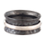 Sterling silver meditation ring, 'Lunar Aura' - Dark-Toned Meditation Ring with Sterling Silver Hoop (image 2b) thumbail