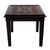 Wood and leather accent table, 'Rest in The Amazon' - Accent Table Handmade from Wood and Embossed Leather (image 2c) thumbail