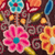 100% alpaca cosmetic bag, 'Warm Andean Paradise' - Brown 100% Alpaca Cosmetic Bag with Floral Embroidery (image 2d) thumbail
