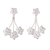 Sterling silver filigree dangle earrings, 'A Gift of Flowers' - Sterling Silver Filigree Dangle Earrings with Floral Motif