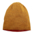 Reversible 100% baby alpaca hat, 'Warm Trends' - Knit Reversible Baby Alpaca Hat in Honey and Salamander Hues