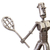 Recycled metal sculpture, 'Tennis for the Planet' - Eco-Friendly Recycled Metal Sculpture of a Tennis Player