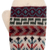 100% alpaca wool mittens, 'Andean Nature' - Handloomed Traditional Andean Ivory Alpaca Mittens from Peru (image 2d) thumbail