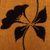 Wendeschal aus Alpaka-Mischung - Wendbarer Schal aus Alpaka-Mischung mit Blumenmuster in Safran und Schwarz