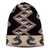 Alpaca blend hat, 'Noble Origins' - Traditional Inca Black and Beige Alpaca Blend Hat from Peru