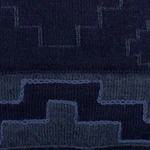 Alpaca blend hat, 'Ocean Visions' - Chakana-Inspired Alpaca Blend Hat in a Blue Palette