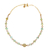 Gold-plated cultured pearl and opal beaded necklace, 'Iridescent Allure' - 18k Gold-Plated Cultured Pearl and Opal Beaded Necklace thumbail