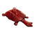 Mini estatuilla de madera - Mini figura tortuga madera palo sangre tallada a mano