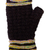 fingerlose Handschuhe aus 100 % Alpaka - gestreifte fingerlose Handschuhe aus 100 % Alpaka, handgestrickt in Peru