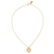 Gold-plated filigree pendant necklace, 'Flourishing Passion' - 18k Gold-Plated Leafy Heart-Shaped Pendant Necklace (image 2c) thumbail