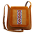Wool-accented suede shoulder bag, 'Andes Diamonds' - Handcrafted Wool-Accented Suede Shoulder Bag in Brown Hues